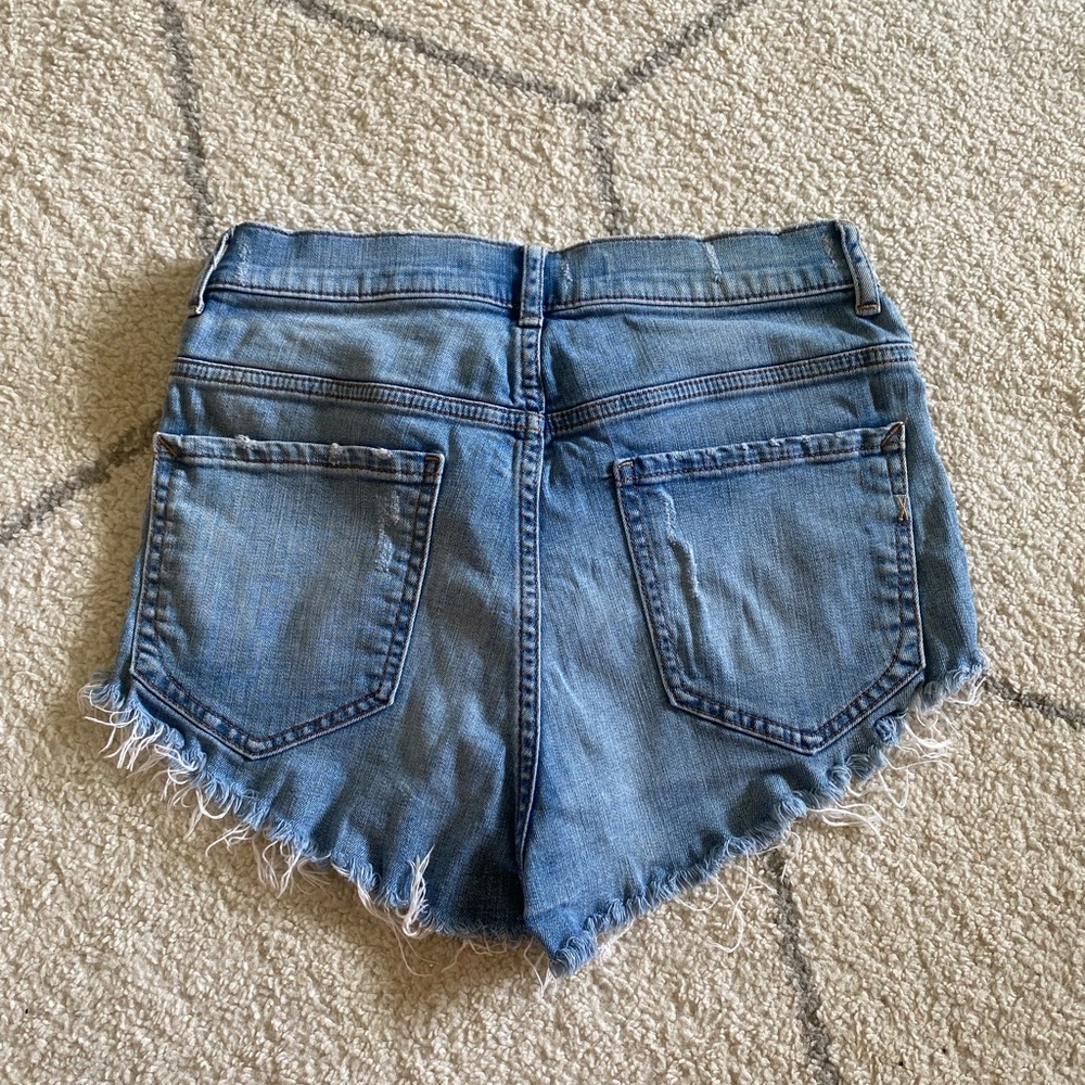 Express denim jean shorts